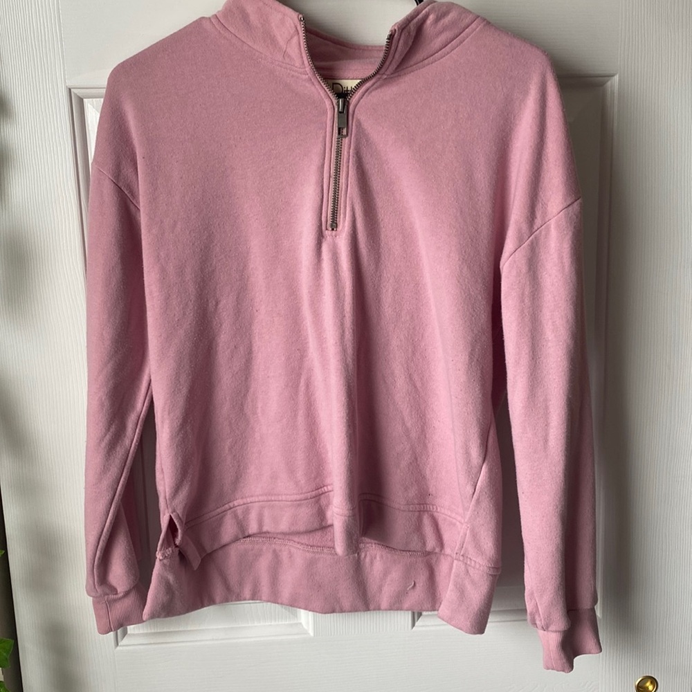 Pink half zip